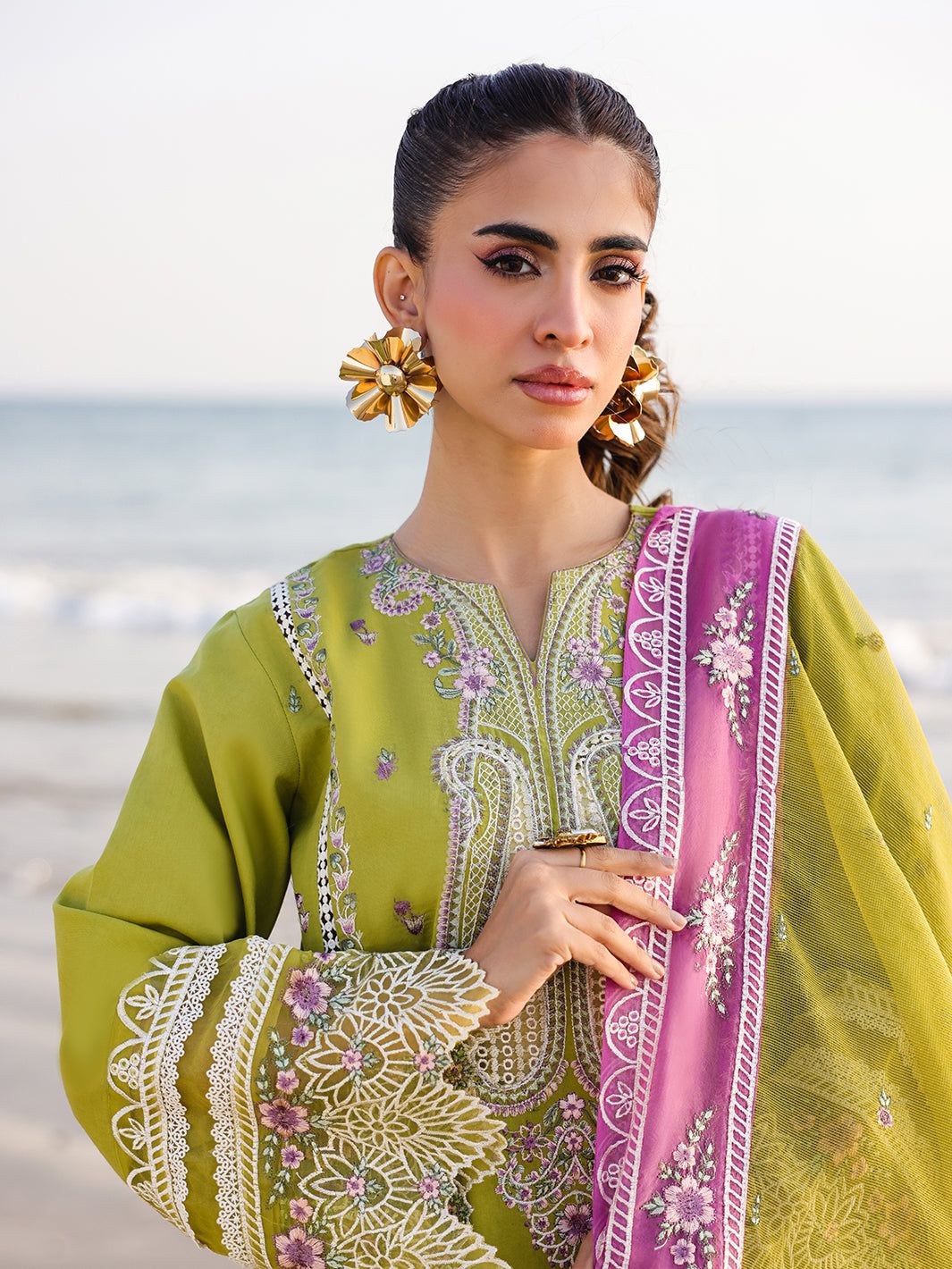 FAIZA FAISAL MARINE Luxury Lawn 25